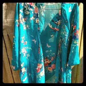 Floral kimono